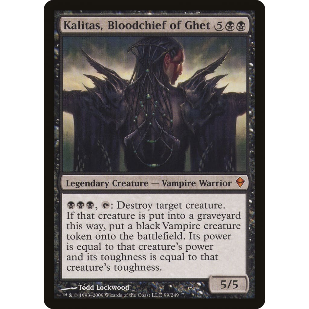 Kalitas Bloodchief of Ghet (ZEN-099) Foil - Single