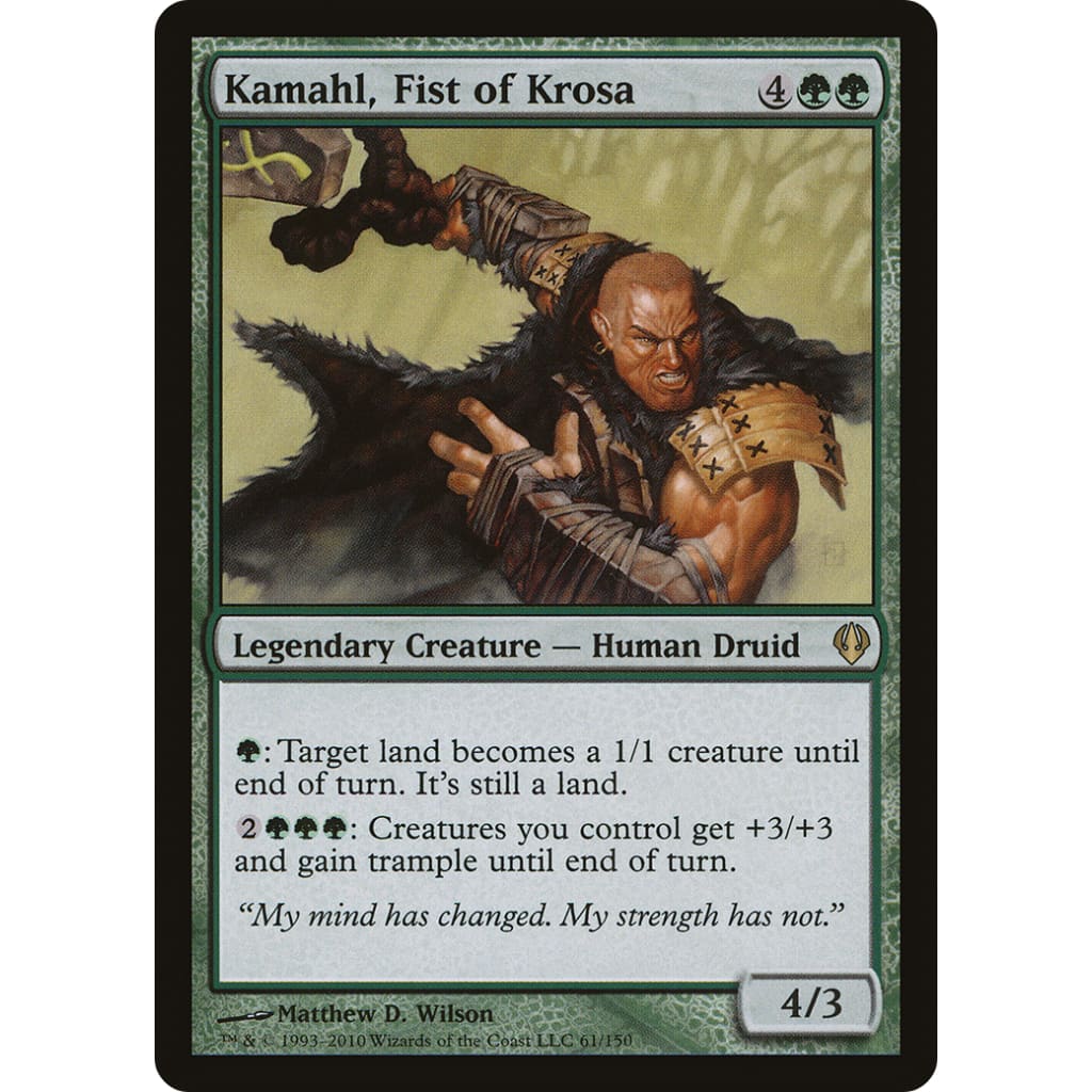 Kamahl Fist of Krosa (ARC-061) - Single