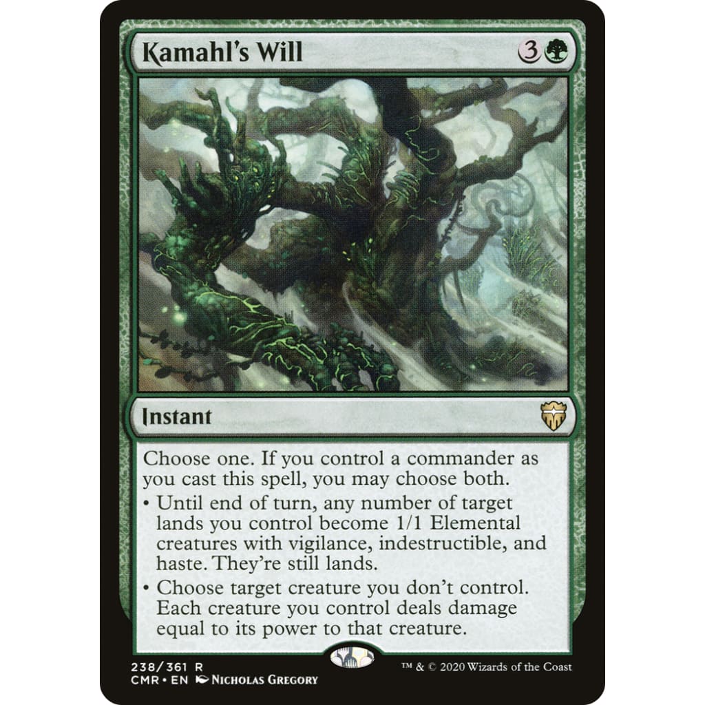 Kamahl’s Will (CMR-238) Foil - Single