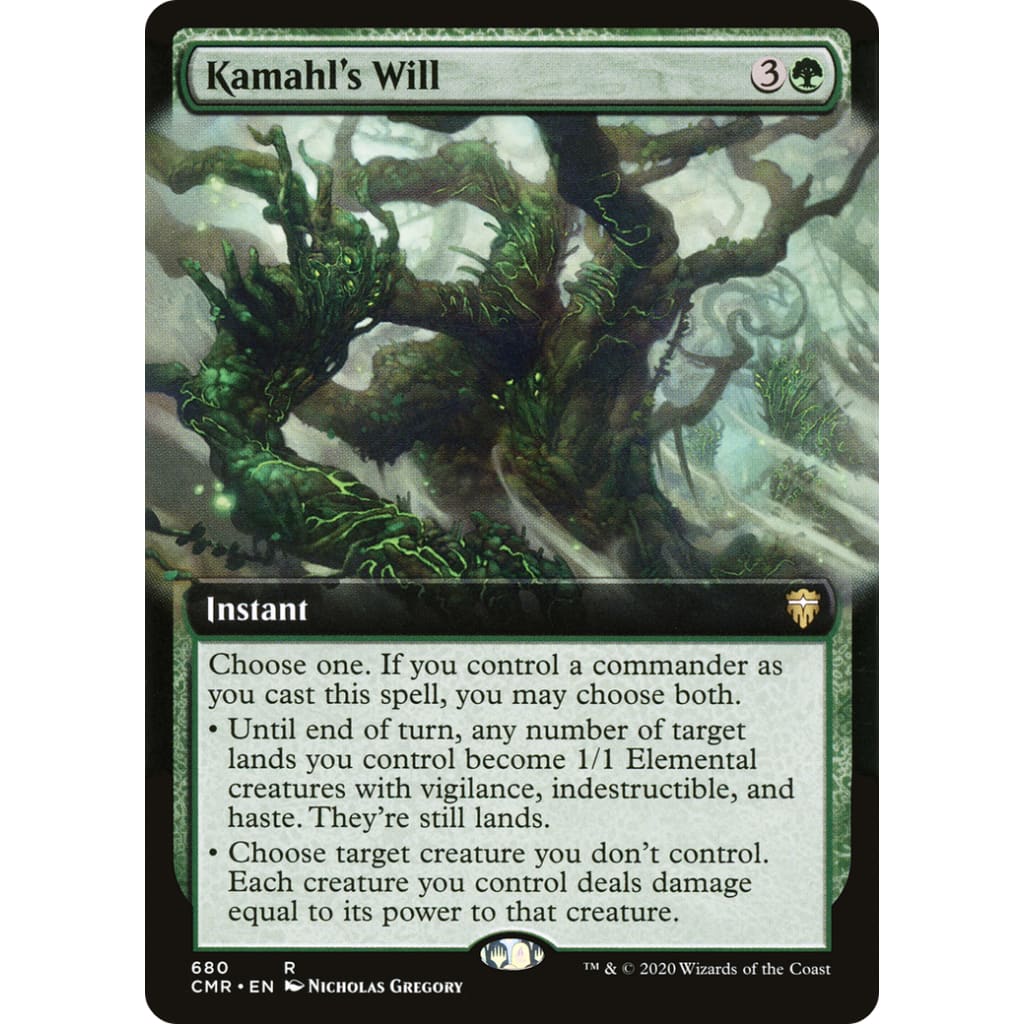 Kamahl’s Will (CMR-680): (Extended Art) - Single