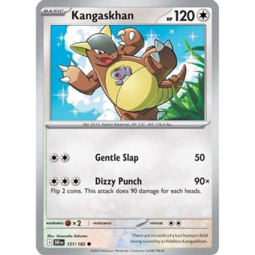 Kangaskhan - 151/182 (151) Common Reverse Holofoil - Single