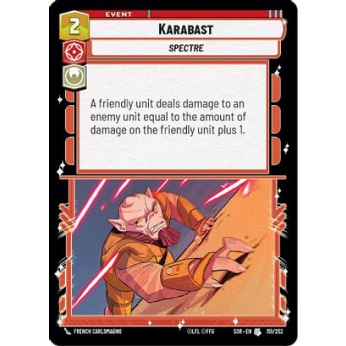 Karabast (151/252) - Spark of Rebellion Foil - Single