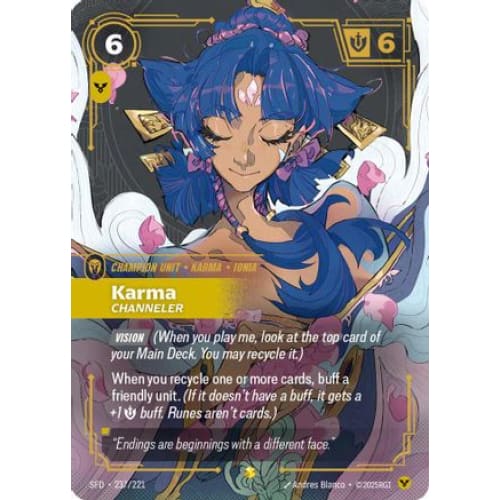 Karma - Channeler (Overnumbered) (237/221) - Spiritforged