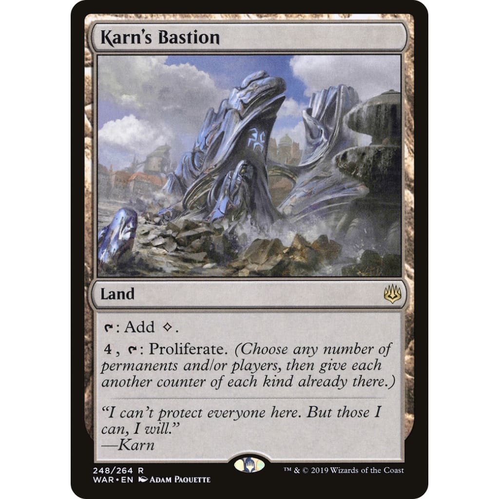 Karn’s Bastion (WAR-248) Foil - Single