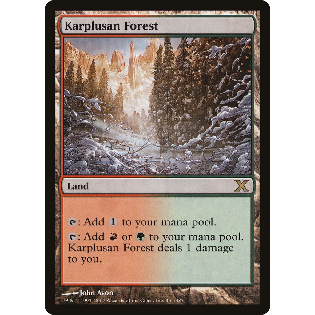 Karplusan Forest (10E-354) Foil - Single