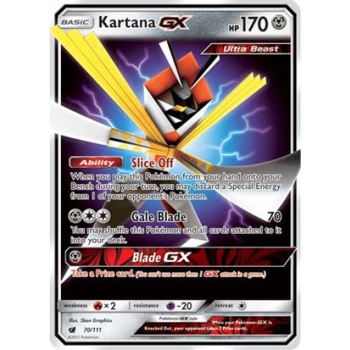 Kartana-GX (070/111) Holo Rare Holofoil - Single