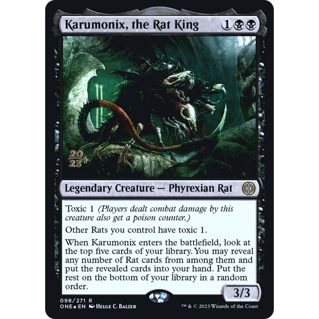 Karumonix the Rat King (PONE-98S) Foil - Single