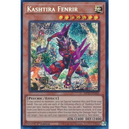 Kashtira Fenrir - MP23-EN163 Prismatic Secret Rare 1st