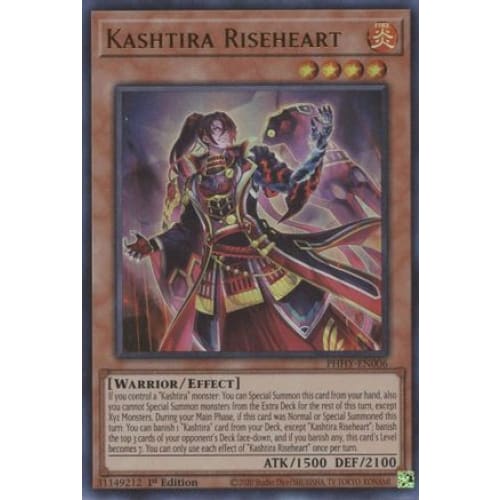 Kashtira Riseheart - PHHY-EN006 - 1st Edition - Ultra Rare