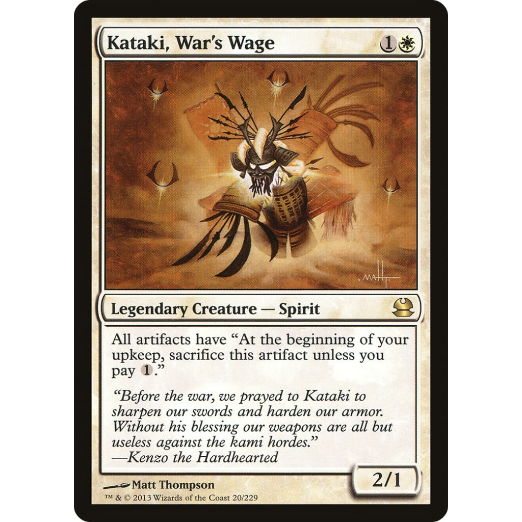Kataki War’s Wage (MMA-020) Foil - Single