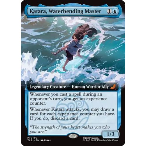 Katara Waterbending Master (Extended Art) (TLE-180) Foil