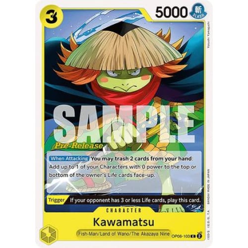 Kawamatsu OP06-103 C Wings of the Captain Pre-Release Cards