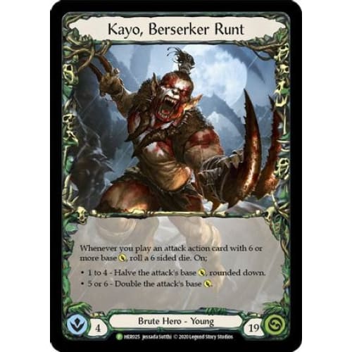Kayo Berserker Runt (FLESH AND BLOOD: PROMO CARDS) Cold