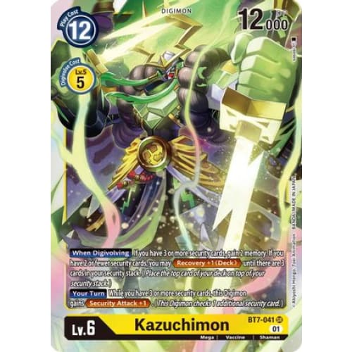 Kazuchimon - BT7-041 - Super Rare Foil - Single