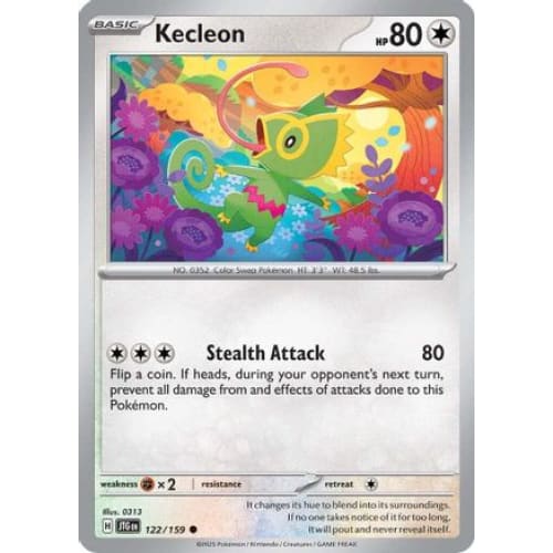 Kecleon (122) Common Reverse Holofoil - Single