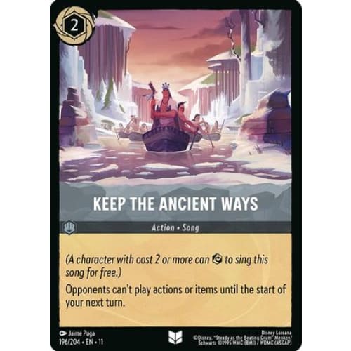 Keep the Ancient Ways (196/204) - Winterspell Cold Foil