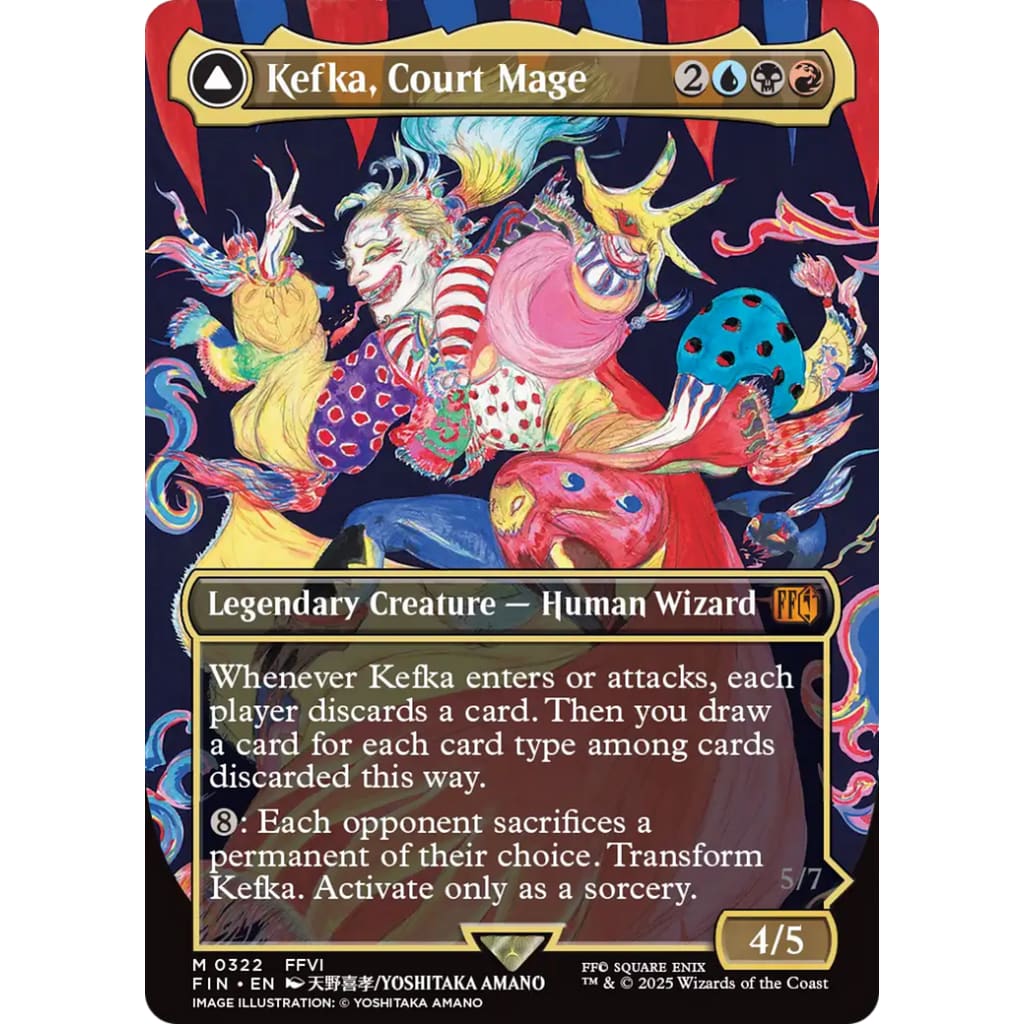 Kefka Court Mage (Borderless) (0322) (FIN-322) - Single