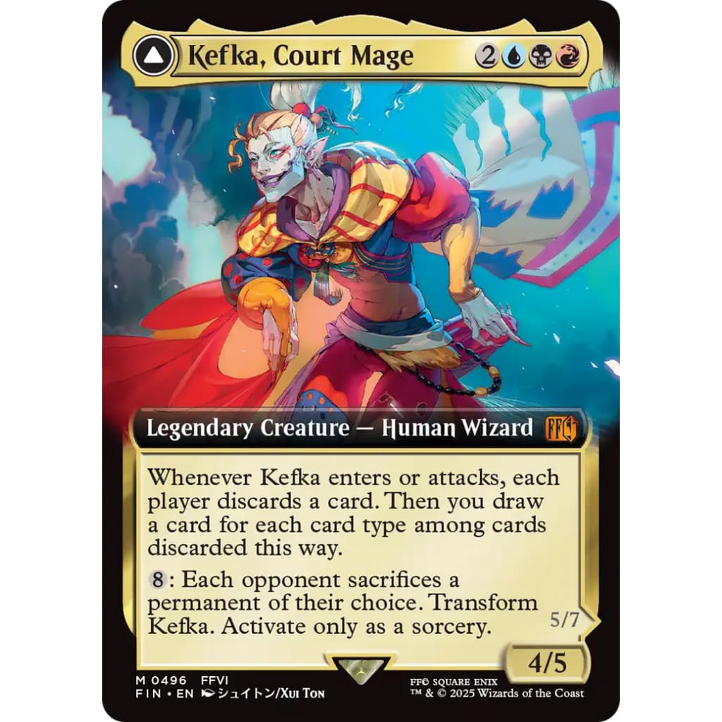 Kefka Court Mage (Extended Art) (FIN-496): - Single
