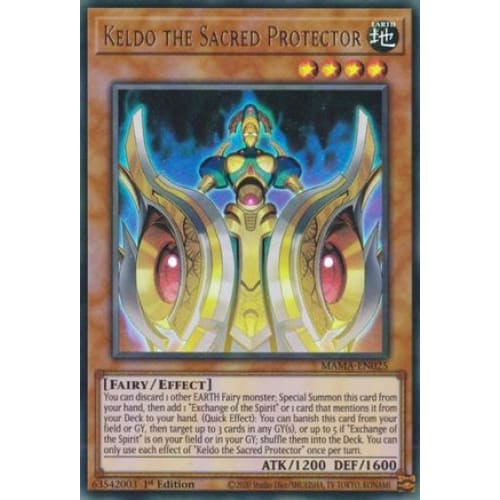 Keldo the Sacred Protector (MAMA-EN025) Ultra Rare 1st