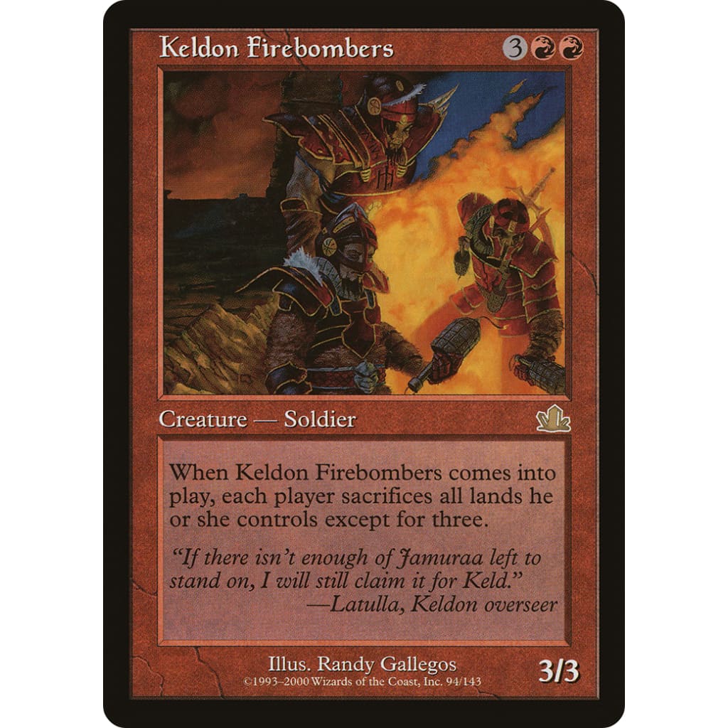 Keldon Firebombers (PCY-094) - Single