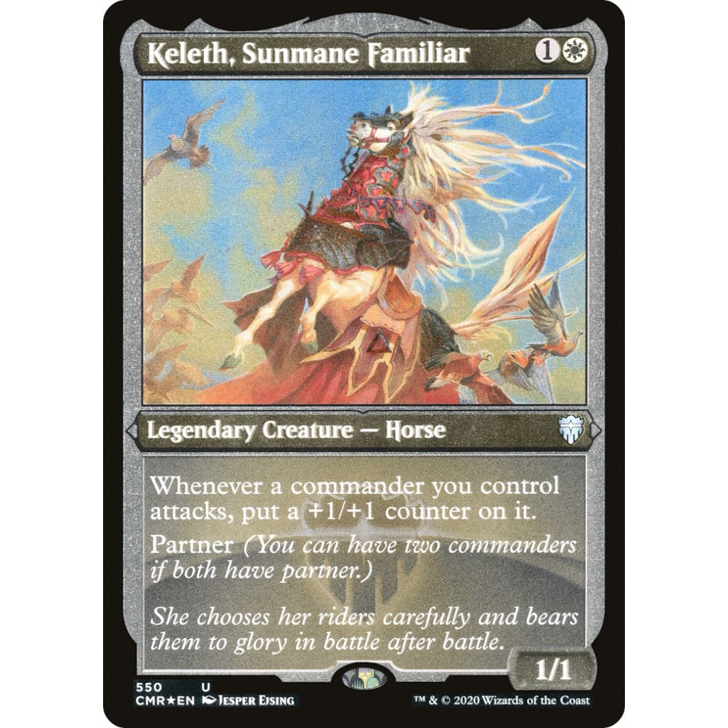 Keleth Sunmane Familiar (CMR-550) Etched Foil - Single