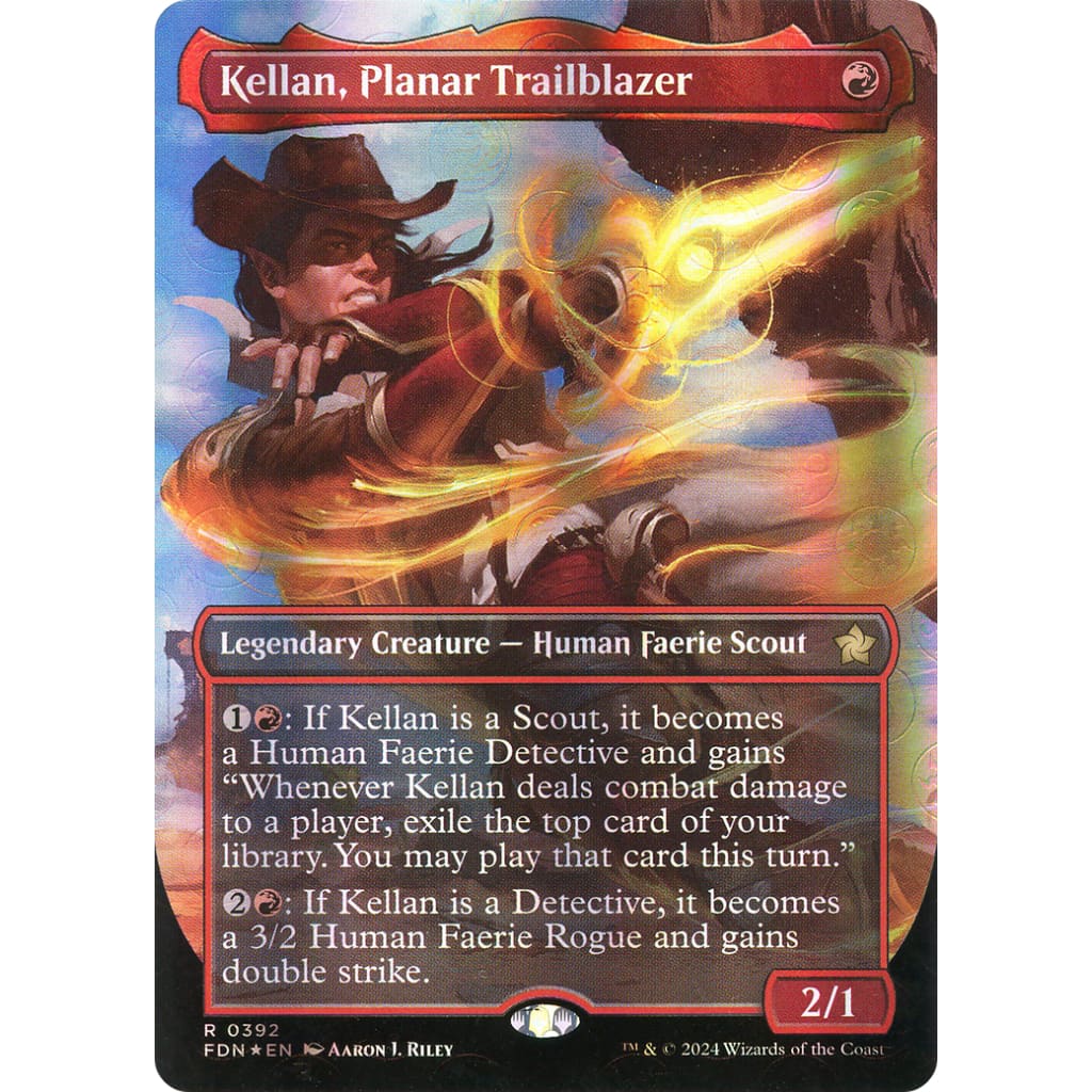 Kellan Planar Trailblazer (FDN-392) (Borderless) Foil