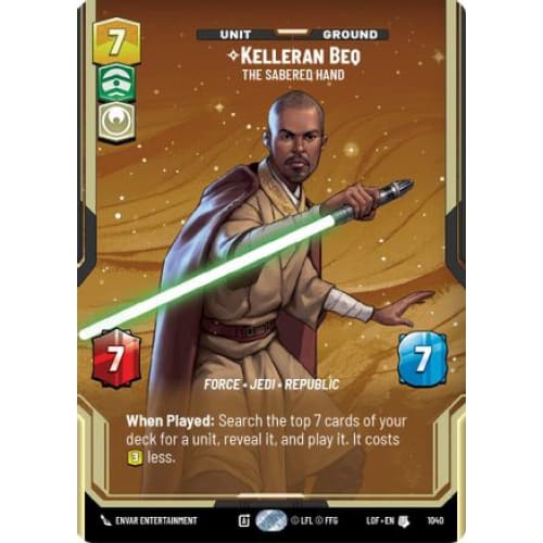 Kelleran Beq - The Sabered Hand (Prestige) (1040) - Single