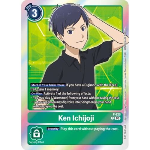 Ken Ichijoji - P-125 (Tamer Party Pack -The Beginning- Ver.