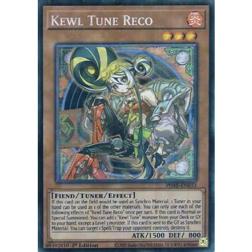 Kewl Tune Reco (CR) - PHRE-EN033 Collector’s Rare 1st