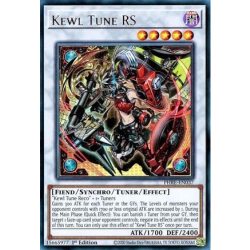 Kewl Tune RS - PHRE-EN037 Ultra Rare 1st Edition - Single