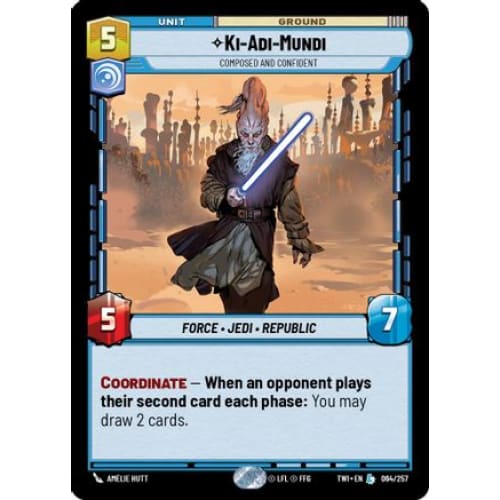 Ki-Adi-Mundi - Composed and Confident (064/257) - Single