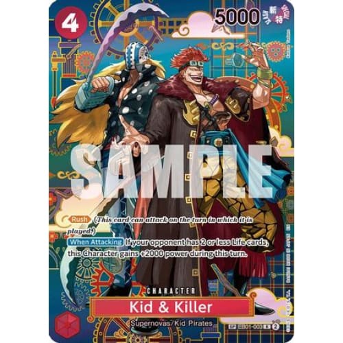 Kid & Killer - EB01-003 (SP) R The Azure Sea’s Seven Foil