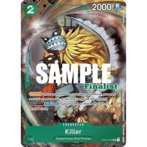 Killer (CS 2023 Top Players Pack) [Finalist] OP01-039 UC