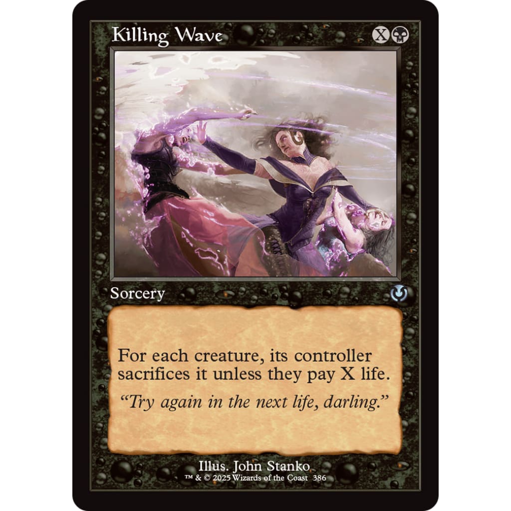 Killing Wave (Retro Frame) (INR-386) - Single