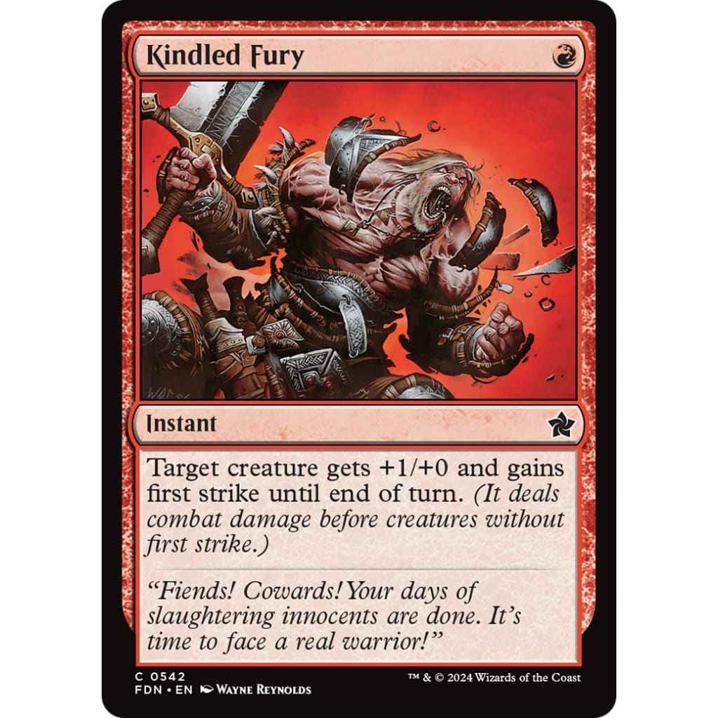 Kindled Fury (FDN-542) - Single