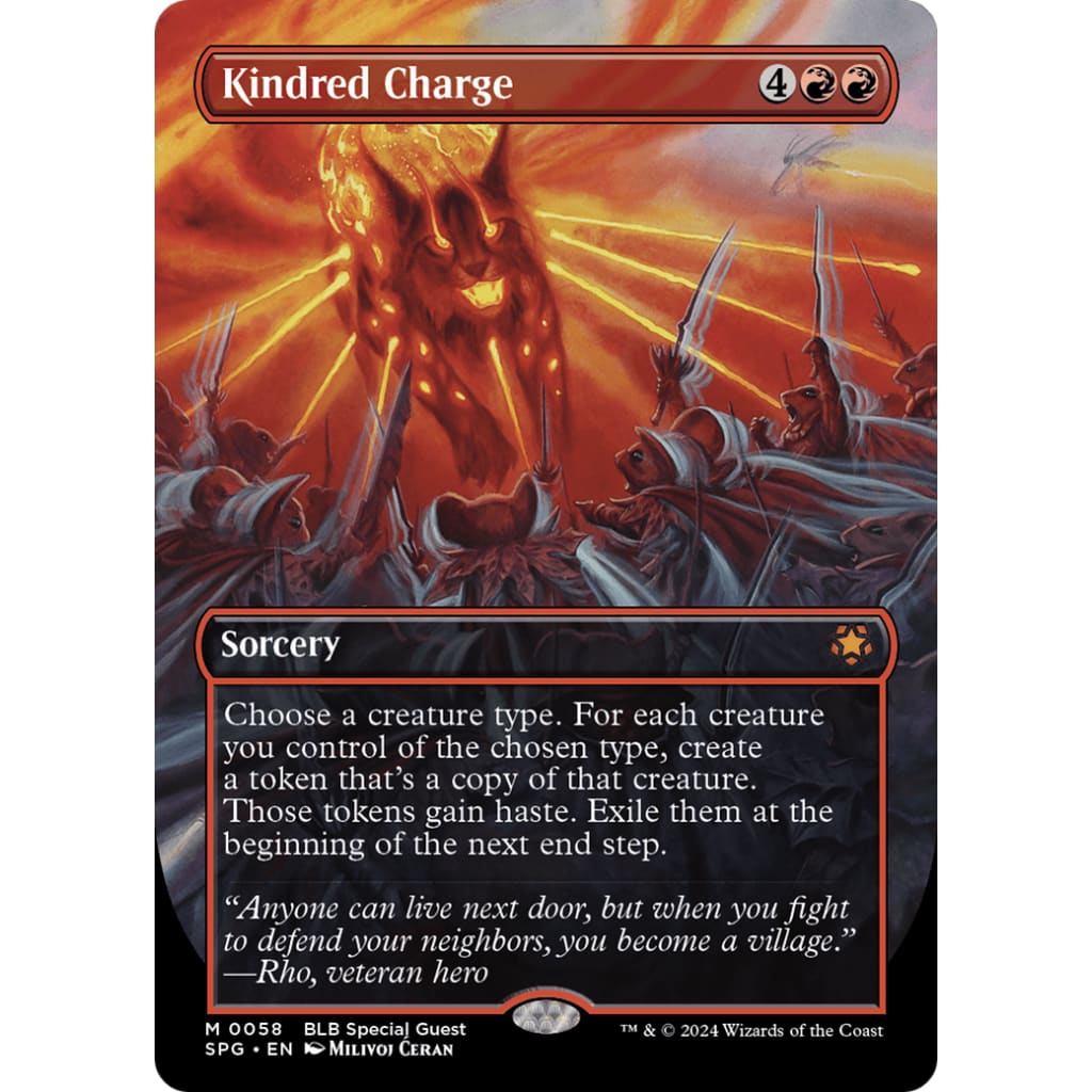 Kindred Charge (SPG-058) (Borderless) - Single