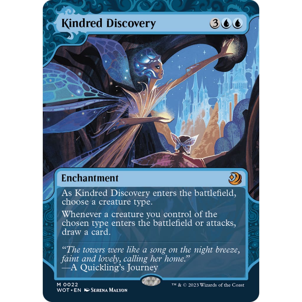Kindred Discovery (WOT-022): (Showcase) (Borderless)
