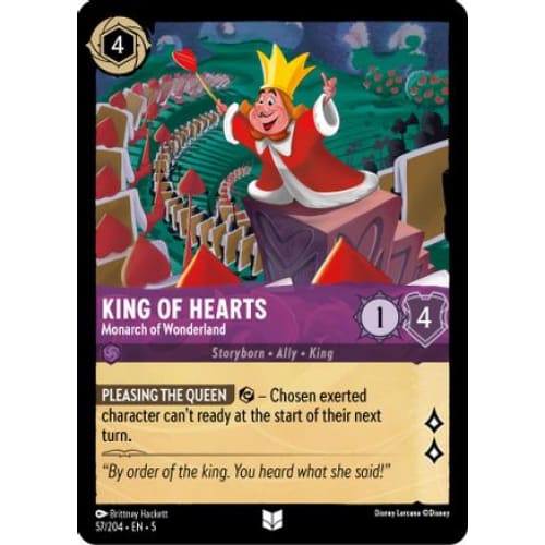 King of Hearts - Monarch Wonderland (57/204) - Shimmering