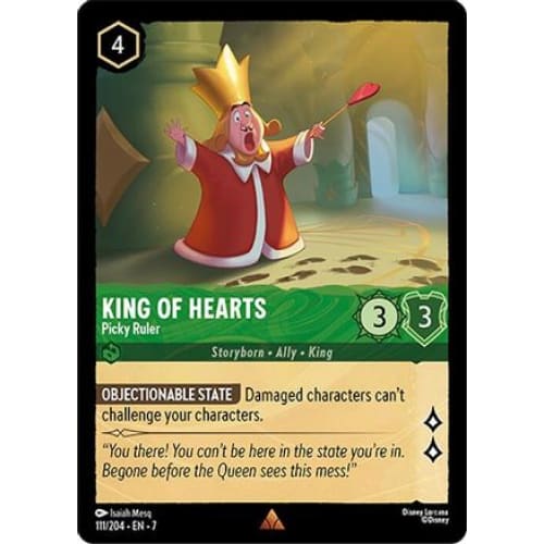 King of Hearts - Picky Ruler (111/204) - Archazias Island