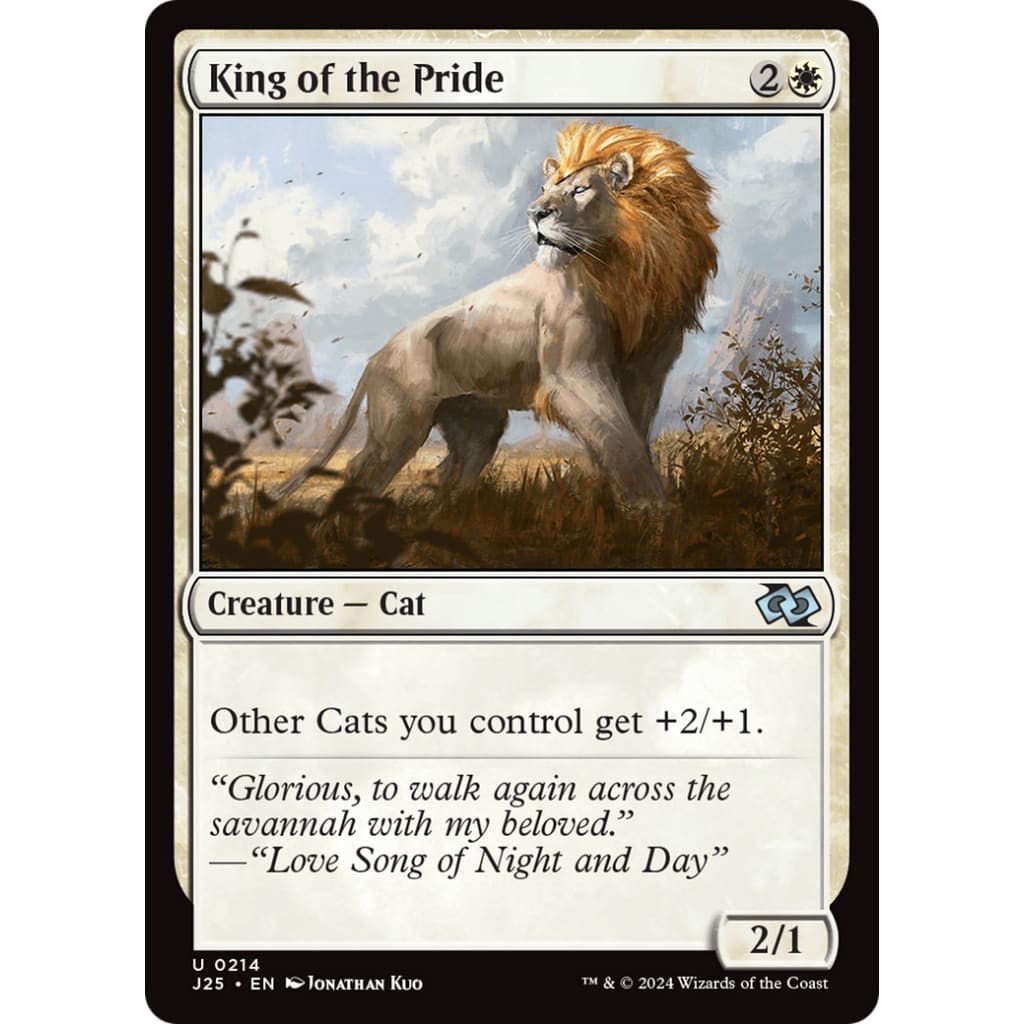 King of the Pride (J25-214) - Single