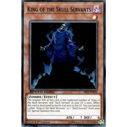King of the Skull Servants (SBLS-EN031) Super Rare 1st