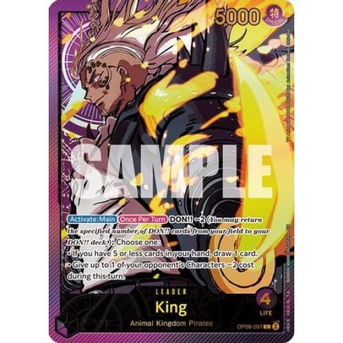 King (SPR) OP08-057 L Extra Booster: Anime 25th Collection