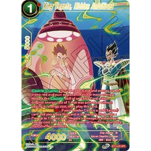 King Vegeta Hidden Ambitions (SPR) (Supreme Rivalry)
