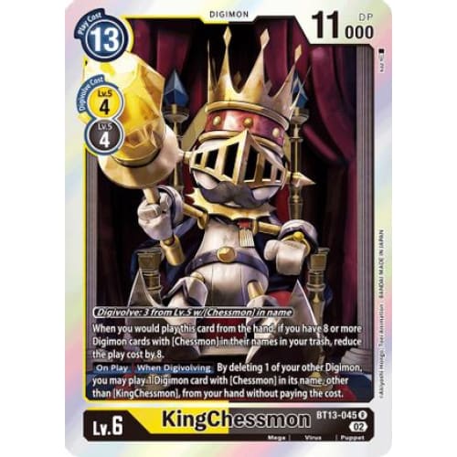 KingChessmon - BT13-045 - Rare Foil - Single