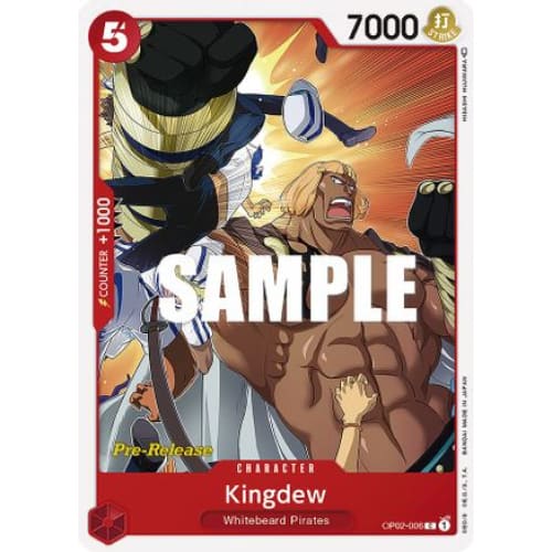 Kingdew OP02-006 C Paramount War Pre-Release Cards - Single