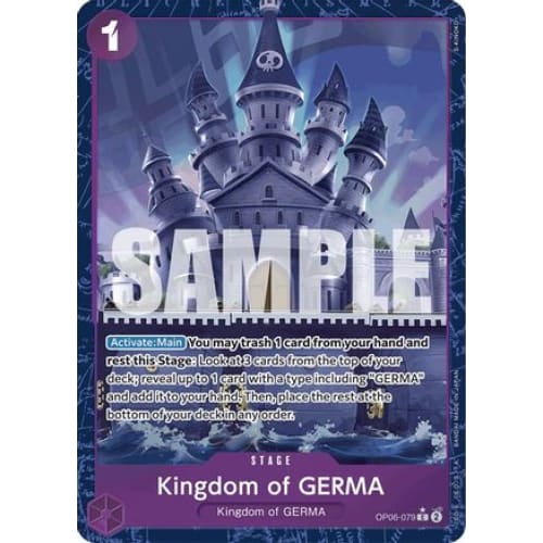 Kingdom of GERMA (Alternate Art) OP06-079 C Premium Booster