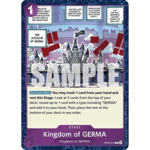 Kingdom of GERMA (Jolly Roger Foil) OP06-079 C Premium