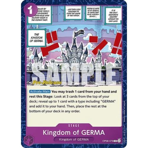 Kingdom of GERMA OP06-079 C Wings the Captain Pre-Release