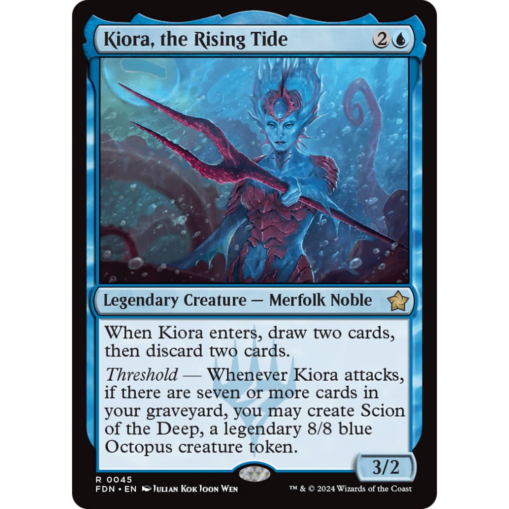 Kiora the Rising Tide (FDN-045) - Single