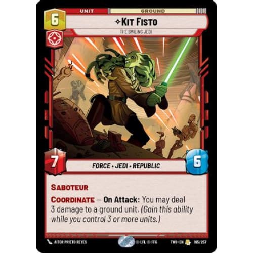 Kit Fisto - The Smiling Jedi (165/257) - Single